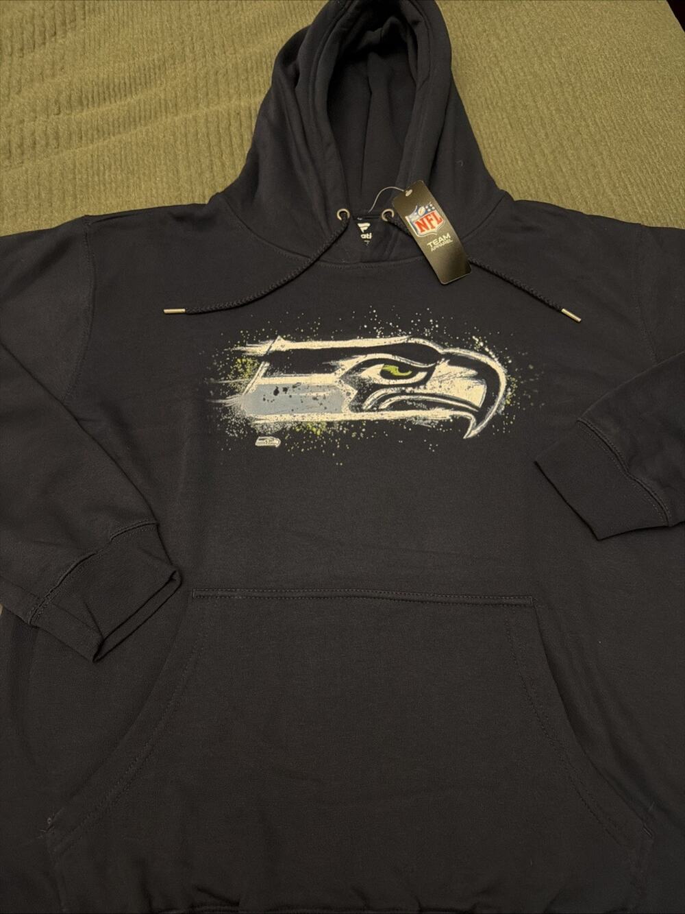 Seattle Seahawks Fanatics Men’s Large Pullover Hoodie